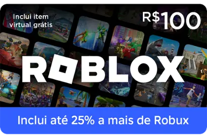 Roblox Gift Card R$100 - Robux