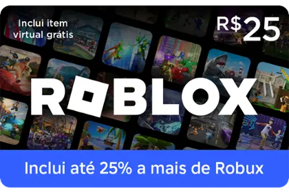 Roblox Gift Card R$25 - Robux