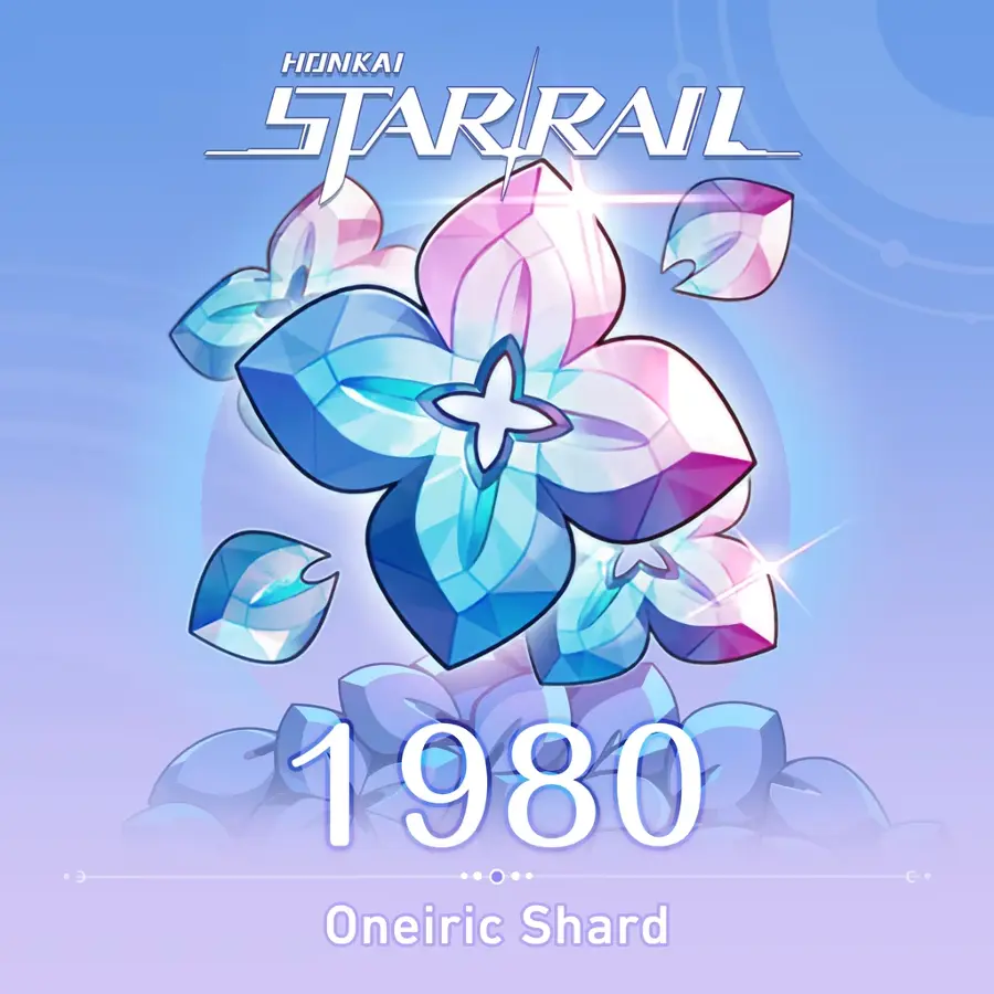 Honkai: Star Rail • Fragmento Onírico x1980 +Bônus