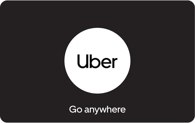 Uber Gift Card: Crédito de R$75