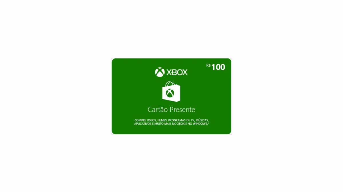 Comprar Cartão Microsoft Xbox Gift Card $100 - USA